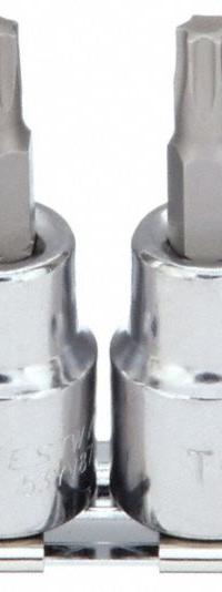 WESTWARD Socket Bit Set: 1 - 25 Pieces, 3/8 in Drive Size, 8 Pieces, T15 to T47 Tip Size Range, Torx (MPN 54TN32). Key specifications — attr1216280: Fixed Insert; attr1216283: WESTWARD; attr1225718: T15 to T47; attr1227491: 3/8 in.