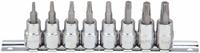 WESTWARD Socket Bit Set: 1 - 25 Pieces, 3/8 in Drive Size, 8 Pieces, T15 to T47 Tip Size Range, Torx (MPN 54TN32). Key specifications — attr1216280: Fixed Insert; attr1216283: WESTWARD; attr1225718: T15 to T47; attr1227491: 3/8 in.