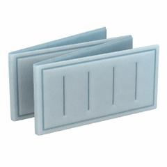 GRAINGER Link Air Filter: 20 in x 10 in x 1 in, 10 in Section Wd, 4 Sections, 3 Ply, MERV 8 (MPN 2JVE6). Key specifications — Performance Rating: MERV 8; Brand: GRAINGER; Media Material: Synthetic.