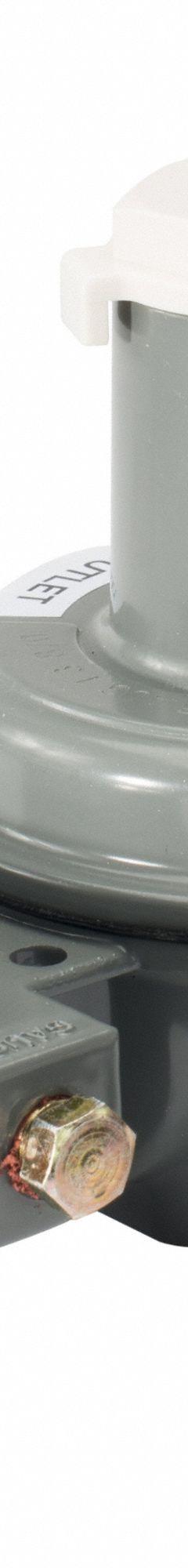 FISHER LPG Pressure Regulator: Lever-Acting Gas, 500,000 BtuH Gas Capacity, Aluminum, POL x NPT (MPN R232E-HBH). Key specifications — Brand: FISHER LPG; Body Material: Aluminum.
