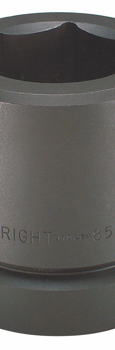 WRIGHT Impact Socket: 2 1/2 in Drive Size - 2-1/2" Drive Impact Sockets