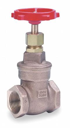 MILWAUKEE VALVE Gate Valve: 3 in, Bronze, Non-Rising, FNPT x FNPT, 300 psi Max. Pressure (CWP) (MPN 1140 3). Key specifications — Wedge Material: Bronze; Brand: MILWAUKEE VALVE; Bonnet Material: Bronze.