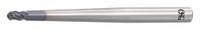 OSG Ball End Mill: Carbide, WXS Coated, 3 Flute, 6 mm Mill Dia, 9 mm LOC, 130 mm OAL (MPN 3095644)