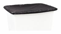 ROYAL BASKET TRUCKS Vinyl Cover: 44 in L 32 in W 3 in H, Fits 20 cu ft, 0.7 cu yd, Black, Vinyl (MPN G16-KKX-VCN). Key specifications — Lid/Cover Material: Vinyl; For Use With Grainger Item Number: 10F474; For Use with Series: PW; Brand: ROYAL BASKET TRUCKS; Color: Black.