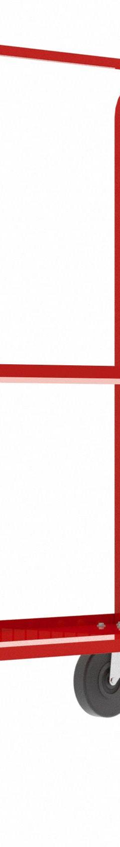VALLEY CRAFT Cage Cart: 2,000 lb, Overall Dim. 57 in L x 30 in W x 68 in H, Adj, 1 Shelves, Rubber (MPN F89729VCRD). Key specifications — Caster/Wheel Configuration: (2) Rigid; Color: Red; Shelf Adjustability: Adjustable; Brand: VALLEY CRAFT.