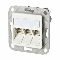 METZ CONNECT Wall Outlet: UPK, GD-Zn (Zinc Die-Cast), IDC Connection x RJ45, 180° Mounting Angle (MPN 130B11D31102-E). Key specifications — Housing Material: GD-Zn (Zinc Die-Cast); Mounting Type: UPK; Product Type: Wall Outlet; Connector Color: White; Connection Type: IDC Connection x RJ45.