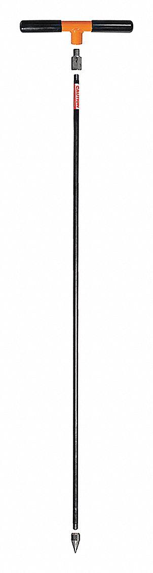 AMS Extendible Tile Probe: Extendible, Stainless Steel, Threaded - Soil Probes