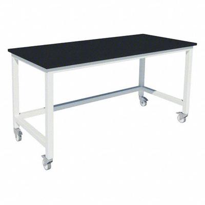 INSTOCK Heavy Duty Table: 24 in Overall Wd, 36 in Overall Ht, 6 ft Overall Lg, Epoxy - Fixed-Height Epoxy Surfaced Lab Tables