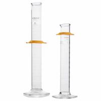 KIMBLE Graduated Cylinder: 100 mL, A, To Deliver (TD), 1 mL Graduation Increments - mL (MPN 20026-100). Key specifications — ASTM Specification: E1272; Brand: KIMBLE; USP Specification: Type I; Closure Included: No; Includes: Scale.