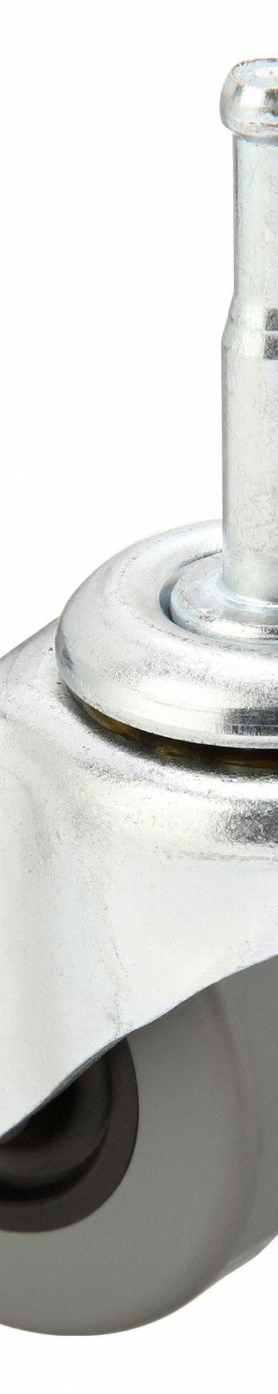 SHEPHERD CASTER Stem Caster: Swivel - Single-Wheel Grip-Neck Stem Casters