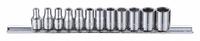WESTWARD Socket Set: 1/4 in Drive, 12 Piece, 6-Point, Metric, 3.5 mm to 12 mm (MPN 53PN29). Key specifications — attr1224269: 1/4 in; attr1204685: Tether Ready; attr1204650: 3.5 mm to 12 mm; attr1204673: Socket Bits Not Included; attr1204688: WESTWARD; attr1206170: Standard Sockets.