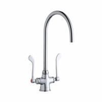ELKAY Handle-Operated Faucet: Elkay®, Brass, Centerset, Deck, 1 Mounting Holes, 1.5 gpm Flow Rate (MPN LK500LGN08T6). Key specifications — Series: Elkay®; Brand: ELKAY.
