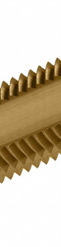 CLEVELAND Straight Flute Hand Tap: 1/4"-28 UNF, H2 / 2B, 4 Flute, Bottoming Chamfer (MPN C83954)