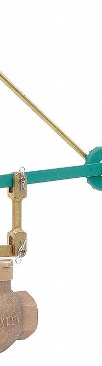 KECKLEY Float Valve Assembly: For Chemicals/Oil/Water Media, Angle Valve Body, Cylindrical, Bronze (MPN 11/427SG/BB). Key specifications — Mounting: Horizontal Piping; Arm Adjustability: Adjustable; Brand: KECKLEY; Flow Rate: 97 gpm @ 40 psi; For Media: Water; Rod Thread: 5/16"-18; Valve Series: 27; Valve Body Style: Angle.