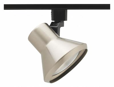 JUNO LIGHTING Track Lighting Head: Incandescent, Flared Shape, 75 W, 4 7/8 in Dia, 3 3/4 in Lg - Flared Track Heads