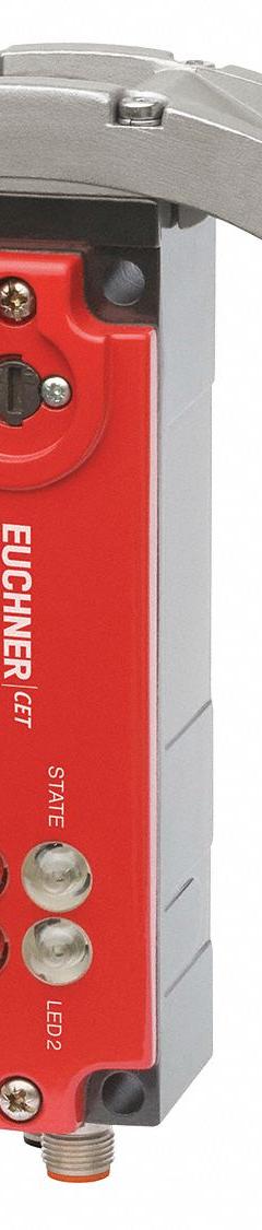 EUCHNER Locking Safety Switch: Built-in Connector, Multicode, 5_8 Pins, M12, 67 mm x 52 mm (MPN CET1-AR-CRA-CH-50X-SG-105763). Key specifications — Compatible Actuator Technology: RFID; Brand: EUCHNER; Electrical Connection: M12; Coding: Multicode; Can be Daisy-Chained: No.