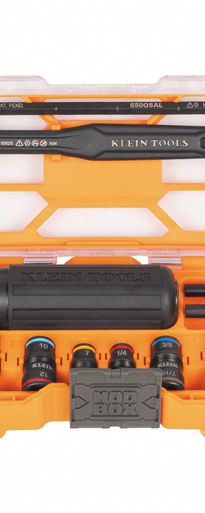 KLEIN TOOLS: Socket Tip - Combination Multi-Bit Screw & Nut Drivers
