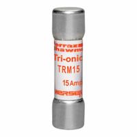 MERSEN Fuse: TRM Series, Midget, Time-Delay, 15 A, 250 V AC, 13/32 in x 1 1/2 in, Non-Indicating (MPN TRM15). Key specifications — Series: TRM; Brand: MERSEN.