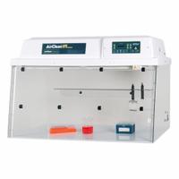 AIRCLEAN SYSTEMS Dead Air Box: AC600, 48 in Overall Wd, 32 in Overall Ht, 24 in Overall Dp, Clear (MPN AC648DBC). Key specifications — Assembly: Fully Assembled; Brand: AIRCLEAN SYSTEMS; Base/Stand Included: Yes; Blower Included: No (Not Required); Work Surface Included: Yes.