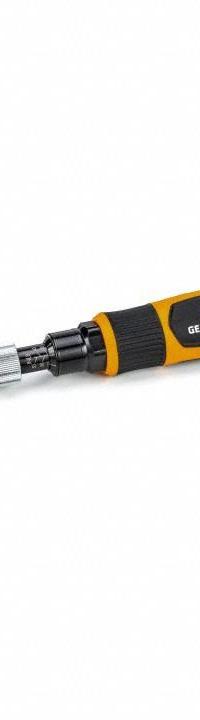 GEARWRENCH Torque Screwdriver: 10 in-lb Min Torque, 50 in-lb Max Torque, Release, Inch-Pound (MPN 89624). Key specifications — attr1205035: GEARWRENCH.