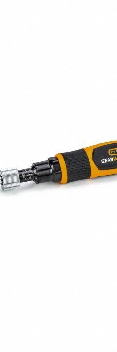GEARWRENCH Torque Screwdriver: 10 in-lb Min Torque, 50 in-lb Max Torque, Release, Inch-Pound (MPN 89624). Key specifications — attr1205035: GEARWRENCH.
