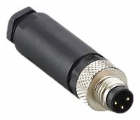 IFM M8 Circular Connector: A Coded, 3 Pin, M8 Male Thread with Straight Connection, IP67, Nylon (MPN E10919). Key specifications — Brand: IFM; IP Rating: IP67; Housing Material: Nylon; Connector Body Type: Pin; Coding: A; Voltage Rating: 60V DC; Wiring Type: Screw Terminals.
