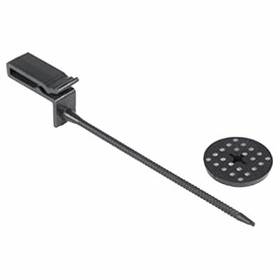 BIRD BARRIER Solar Panel Clips: Black, Plastic - Solar Panel Exclusion Accessories
