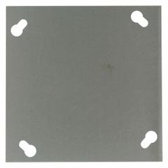 ZURN Cover: 9 in Overall Wd, 0 in Overall Ht, Carbon Steel, Galvanized, Silver, Screw-In, Square (MPN Z499S-9). Key specifications — Material: Carbon Steel; Connection Type: Screw-In; Brand: ZURN; Color: Silver.