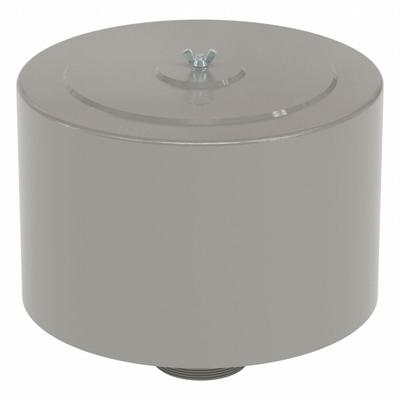 SOLBERG Filter Silencer: 3 in Inlet Size, 300 scfm, 13 in Overall Ht, 16 in Outside Dia - Air Compressor Intake Filters & Silencers