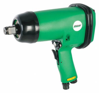 SPEEDAIRE Air Impact Wrench: Full-Size, 3/4 in Drive, Pistol-Grip, Square, Std - Pistol-Grip Air-Powered Impact Wrenches with Standard Anvils