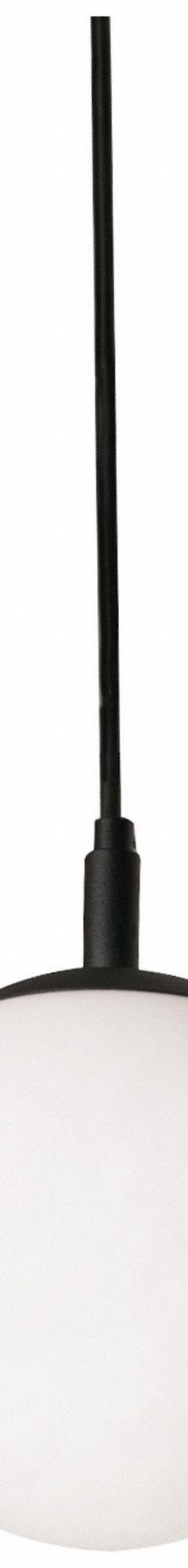 AFX INC. Pendant: 7 1/8 in Dia, 7 1/8 in Ht, Black, 60 W, 120V AC, Dimmable (MPN LRTP07MBBK). Key specifications — Voltage: 120V AC; Brand: AFX INC.; Dimmable: Yes; Housing Finish/Color: Black.
