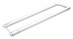 PHILIPS U-Shaped LED Bulb: T8, Medium Bi-Pin (G13), 6 in U-Bend Leg Spacing, 13 W Watt, 3500K (MPN 13T8-6U/MAS/24-835/IF20/P/DIM 10/1). Key specifications — Color Temperature: 3500K; Shatter-Resistant: Yes; Brand: PHILIPS; Bulb Designation: 13T8-6U/MAS/24-835/IF20/P/DIM 10/1.