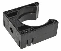 System Support: 3/8 in Nominal Size (MPN PAHOB-12). Key specifications — Item [MERCH]: Tubing Support; Fitting Material: Polyamide 6; Fitting Color: Black; Connection Type/Size: 3/8 in Corrugated Tubing; Brand: REIKU.