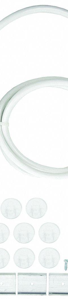 WIREMOLD Outlet Strip: 6 Outlets, 6 ft Cord Lg, 15 A Current, UL 60601-1, White, 5-15P, 2 in Wd (MPN ULM6-6). Key specifications — Brand: WIREMOLD; Mounting Style: Clip.