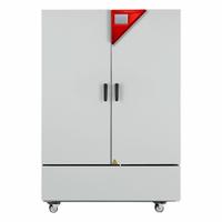 BINDER Environmental Chamber: 24.72 cu ft Capacity, 35 in x 49 21/100 in x 75 39/50 in, 2 Shelves (MPN 9020-0325). Key specifications — Temperature Accuracy Tolerance: +/-0.1 @ 40°C; Temperature Uniformity: +/-0.2 @ 40°C; Manufacturer Part Number: 9020-0325; Brand: BINDER; Voltage: 200/240V; Humidity - Maximum: 80%; Humidity - Minimum: 10%.