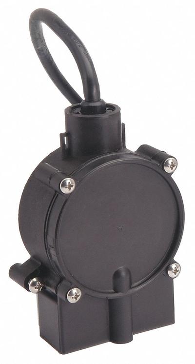 LITTLE GIANT Float Switch: Normally Open (Pump Down), 115V AC, 10 A, Piggyback Plug - Diaphragm Switches