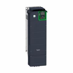 SCHNEIDER ATV930: In Phase Three, 380-480V AC, Out Phase Three, 125 hp, 173 A Output Current - Max (MPN ATV930D90N4US). Key specifications — Style: Chassis; Color: Black/Green; Output Phase: Three.