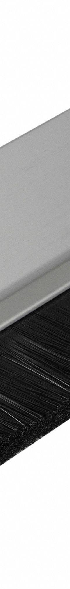 AMERICAN GARAGE DOOR SUPPLY Brush Seal: 45° Angle, Nylon, 1 1/2 in Brush Lg, 1 7/8 in Holder Lg (MPN BN417815-94). Key specifications — Brush Material: Nylon; Includes: Galvanized Self-Drilling Mounting Screws; Width Type: Single; Brand: AMERICAN GARAGE DOOR SUPPLY.