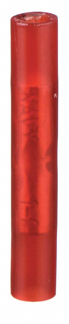 STA-KON Butt Splice Connector: Red, Nylon, For Wire Size 22 AWG – 18 AWG, 600 V, Pack Qty 100 (MPN 2RA18). Key specifications — Brand: STA-KON.