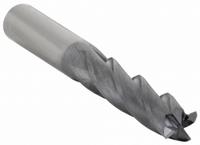 WIDIA HANITA Square End Mill: Carbide, TiAlN Coated, 4 Flute, 9/16" Mill Dia, 2-1/4" LOC, 5" OAL (MPN I4S0562T225X)