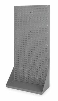 AKRO-MILS Louvered Floor Rack: 75 in x 36 in x 17 in, 1 Sides, 0 Bins, Gray (MPN 30651). Key specifications — Color: Gray; Finish: Powder Coated; Brand: AKRO-MILS.