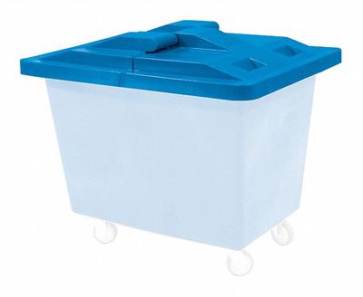 ROYAL BASKET TRUCKS Hinged Truck Lid: 43 1/2 in L 29 in W 3 in H, Fits 21 cu ft, 0.8 cu yd - Non-Hinged Lids for Cube Trucks