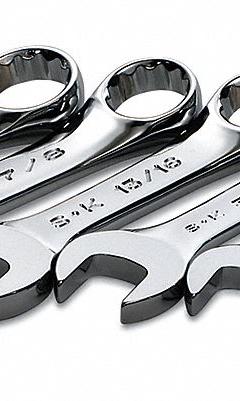 SK PROFESSIONAL TOOLS Combination Wrench Set: Alloy Steel, Chrome, 11 Tools, 15° Head Offset Angle (MPN 86231). Key specifications — attr309520: Chrome; attr309519: Alloy Steel; attr324929: SK PROFESSIONAL TOOLS; attr309512: Storage Rack; attr309522: No; attr309533: No.