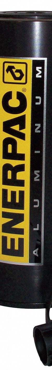 ENERPAC Hydraulic Ram: Single Acting, 100 ton Nominal Capacity, 6 in Nominal Stroke Lg, Aluminum (MPN RAC1006). Key specifications — attr98927: ENERPAC.