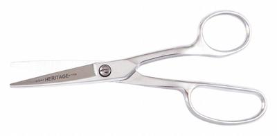 KLEIN TOOLS Carpet Shears: Right-Hand, 8 3/4 in Overall Lg, Straight, Steel, Fine - All-Metal Offset Scissors