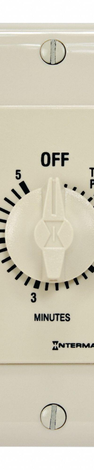 INTERMATIC Spring-Wound Timer: 5 min Max - Spring-Wound Mechanical Timers without Wall Plates