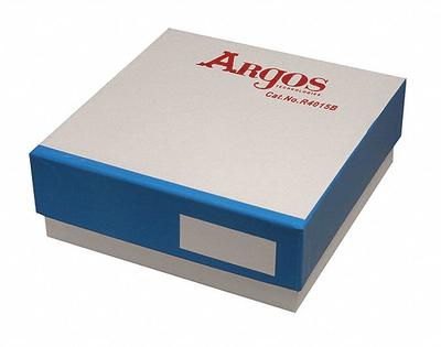 ARGOS TECHNOLOGIES Freezer Box: 5 1/4 in Overall Lg, 5 1/4 in Overall Wd, Cardboard - Cold Storage Boxes