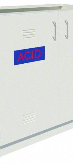 Acid Storage Base Cabinet: 35 1/8 in Overall Ht, 22 in Overall Dp, 36 in Overall Wd, Steel, 2 Doors (MPN GRJTP188-36GG-2). Key specifications — Product Type: Acid Cabinet; Brand: INSTOCK; Material: Steel; Cabinet Type: Base Cabinets.