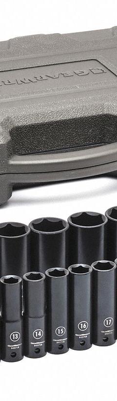 GEARWRENCH Socket Set: 3/8 in Drive Size, 8 mm to 36 mm Socket Size Range, Manganese Phosphate, SAE (MPN 84935N). Key specifications — attr1204251: GEARWRENCH; attr1215453: 3/8 in; attr1215454: 8 mm to 36 mm; attr1224229: Friction.