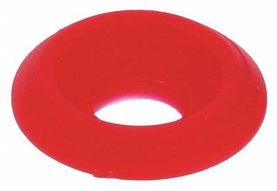 T&S BRASS Index Ring: Plastic, For Hot Handle Type, Color Index, Red - Faucet Index Rings